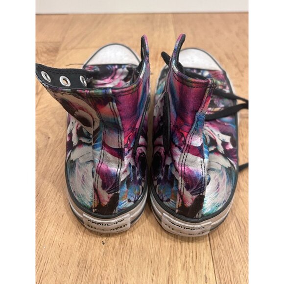 Converse Chuck Taylor All Star High Top Floral Print Shoes Women 8 Men 6 Multico - Picture 4 of 9